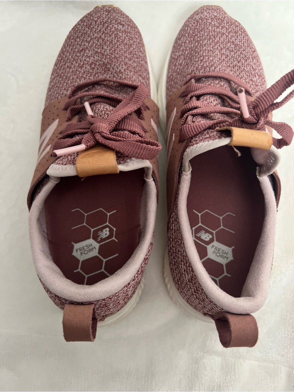 New Balance Fresh Form Sport Lace Up/Slip on Sneakers in Mauve Pink - Picture 3 of 6